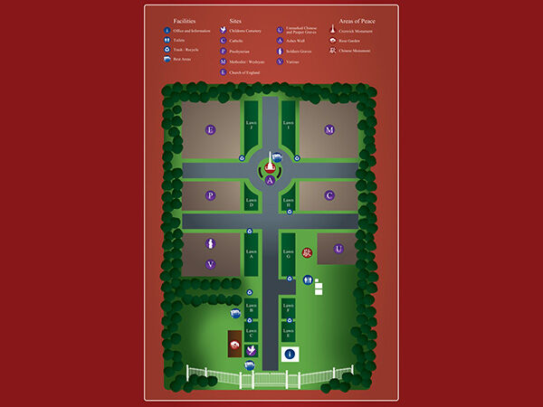 Plan of Cemetery