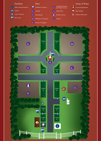 Plan Of Cemetery